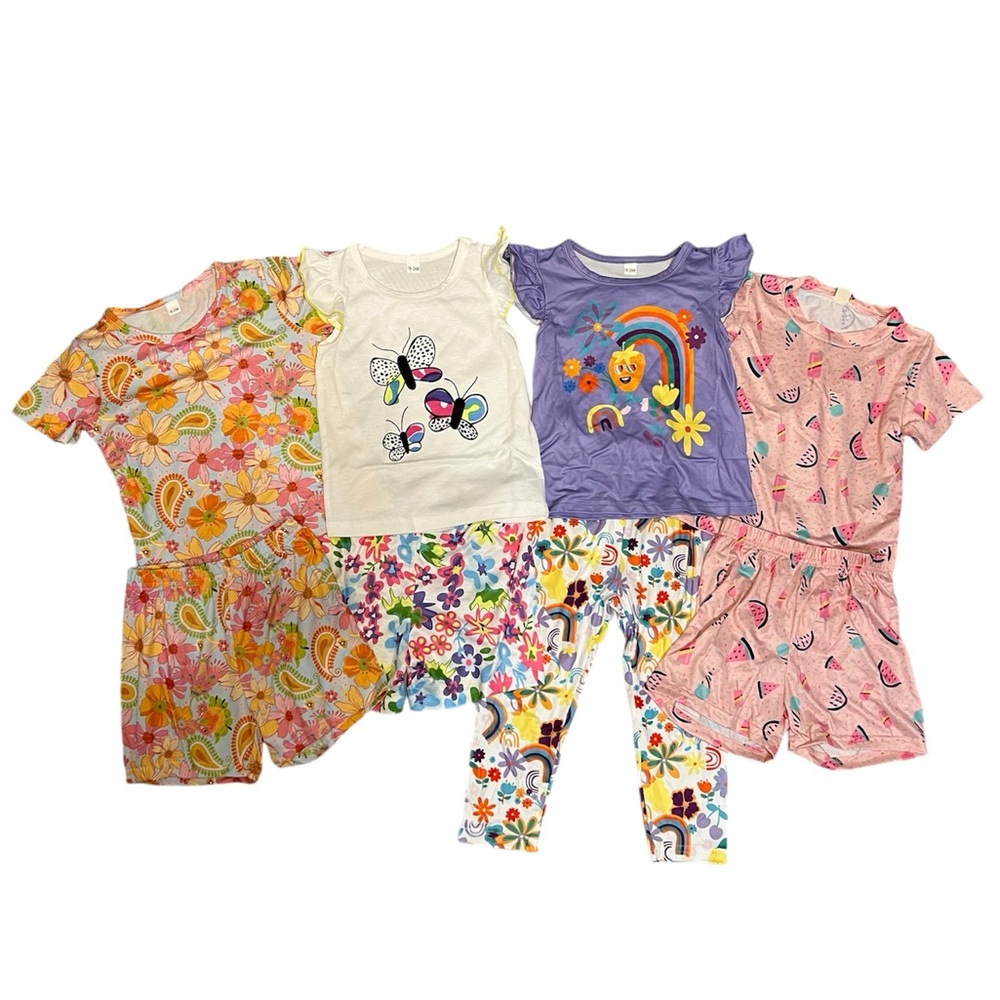Bundle of NEW toddler girl pajamas sets size 2T-3T
